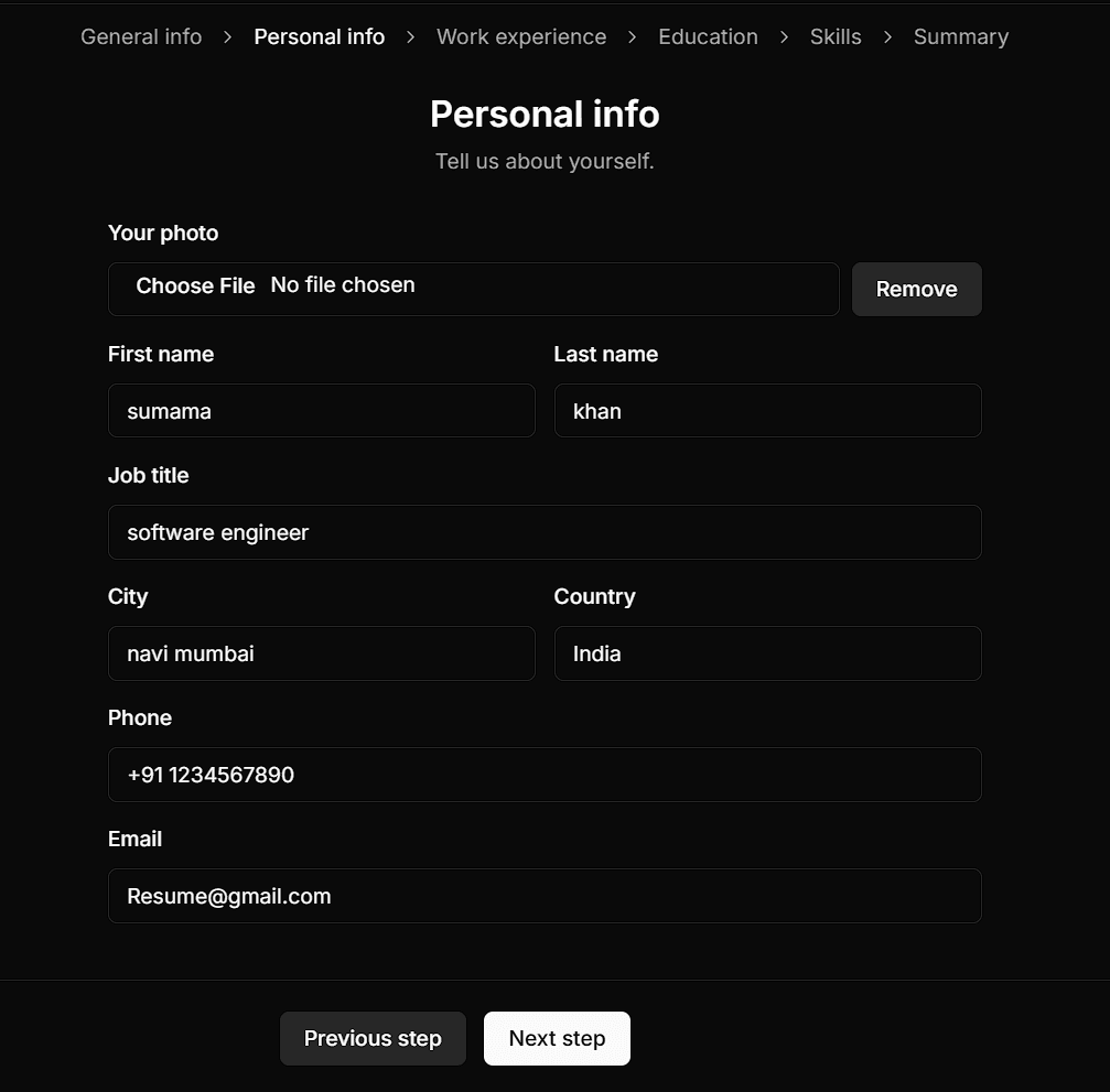 Export Options